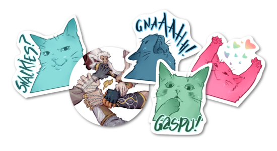 Stickers cats & TotS